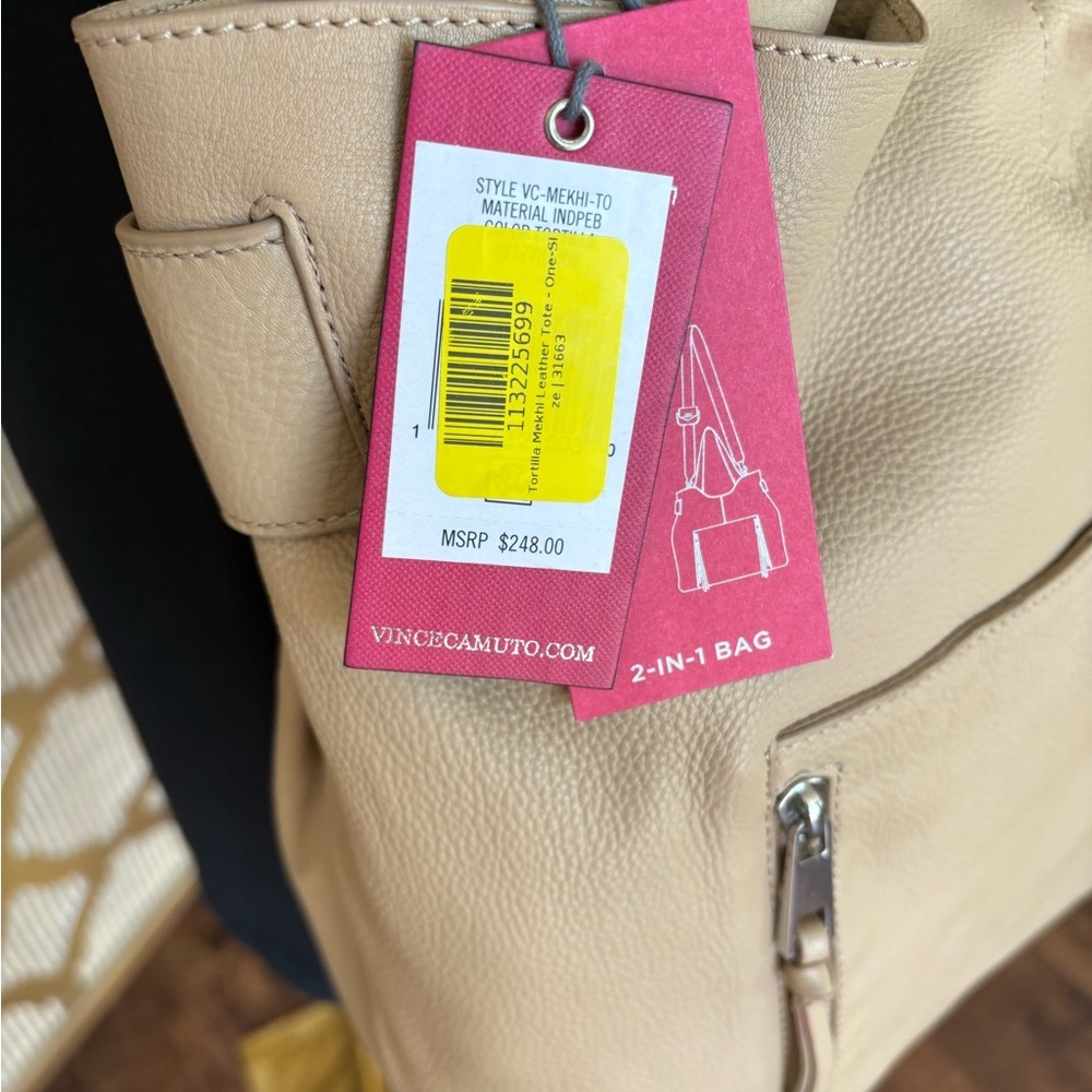 NWT | 2-in-1 Vince Camuto Mekhi Tote | Leather - Picture 6 of 14
